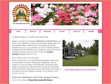 Tablet Screenshot of bendsistersgardenrv.com